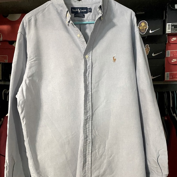 Polo by Ralph Lauren button up long sleeve shirt. Size 16.5, 34-35 - Picture 1 of 4